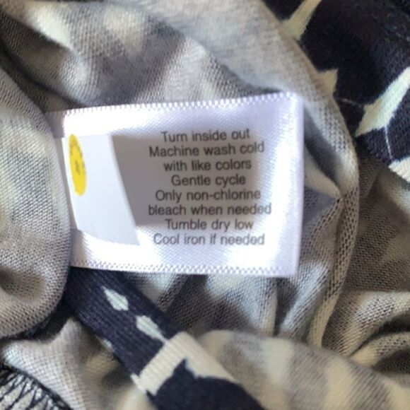 Lane Bryant Geometric Print Side Ruched Maxi Dress - Picture 7 of 8